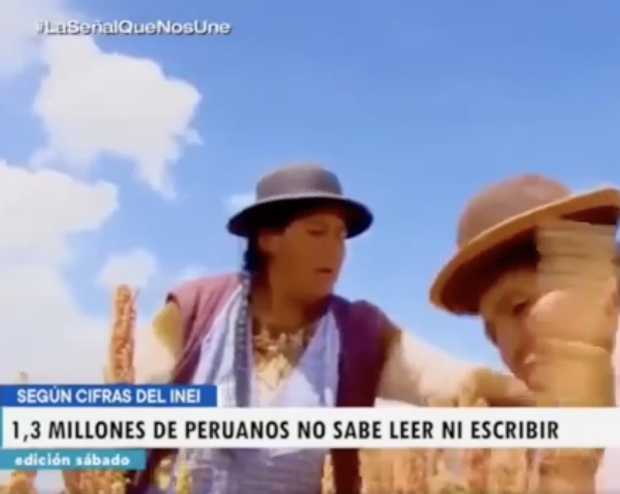 TV Perú aborda el problema del analfabetismo rural