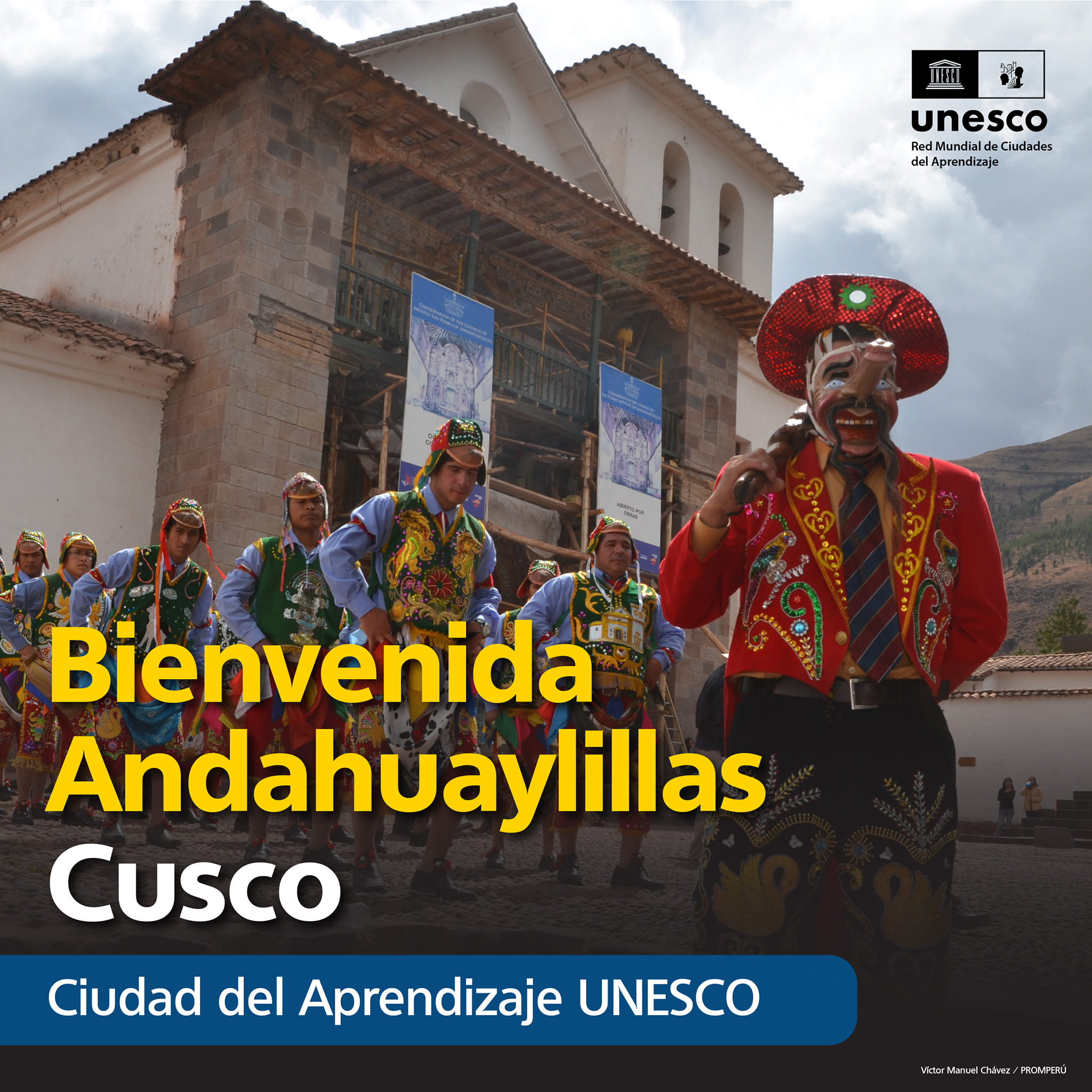 Comprometidos con el éxito de Andahuaylillas como Ciudad del Aprendizaje de la UNESCO